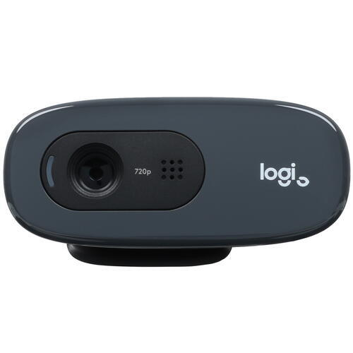 Веб-камера Logitech C270, 1Мп, черный, HD, 1-mic, 30FPS, USB 1.5м (960-000999)