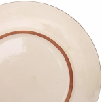 Ляган плоский 32см коричневый Риштанская Керамика