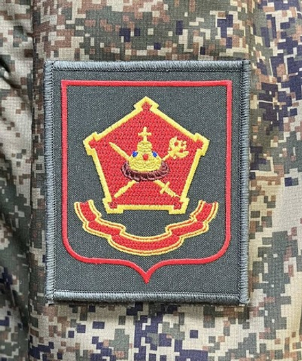 Шеврон Московский Военный Округ МВО красный кант