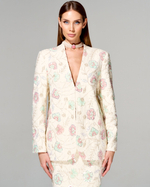 Юбка-карандаш с вышивкой ручной работы