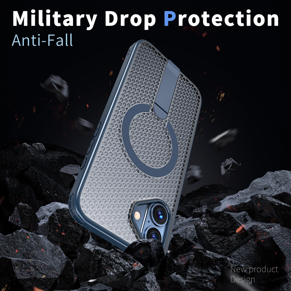 Прозрачный чехол Mesh Pro Magnetic Case для iPhone 16