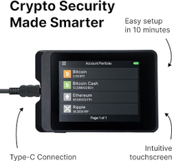 SecuX W10 — Аппаратный кошелек для криптоактивов Идеальное решение для безопасного хранения Bitcoin, Ethereum, Ripple, Litecoin, Bitcoin Cash и других активов (модель W10C)