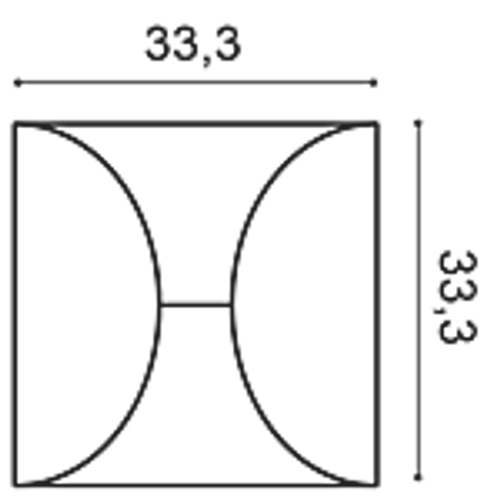 3D Панель W107 CIRCLE OracDecor