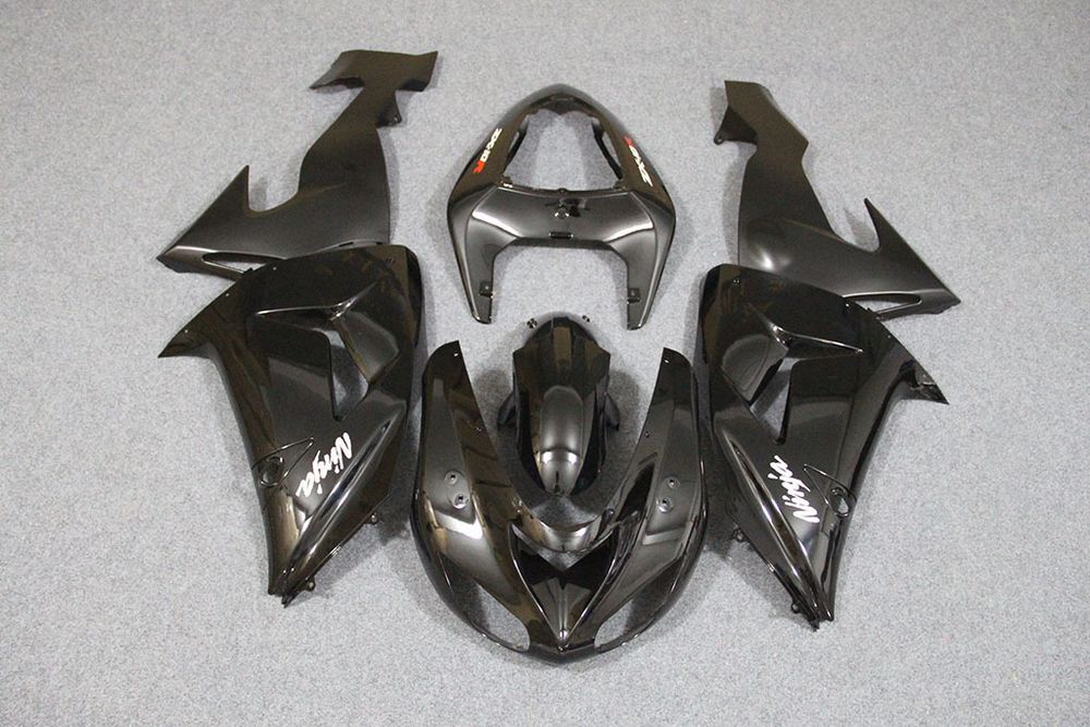Комплект пластика для мотоцикла Kawasaki ZX-10R 06-07 Черный