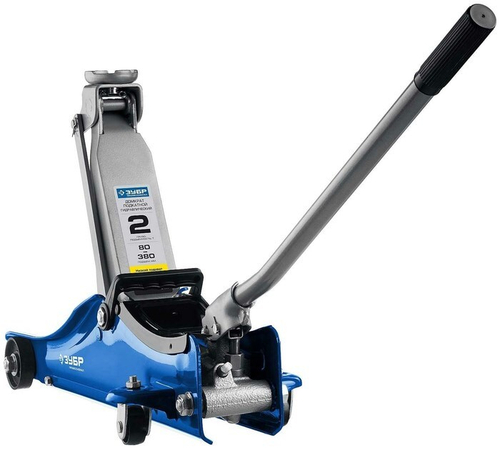 Домкрат подкатной 2 т. (80-380 мм) T55 профессионал (ЗУБР)