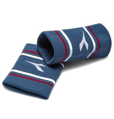 Напульсник теннисный Diadora Wristbands Wide Logo - oceanview
