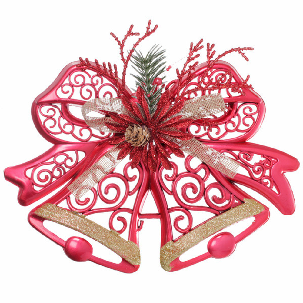 Украшение новогоднее «Лесное чудо» 27*20 см, Красный