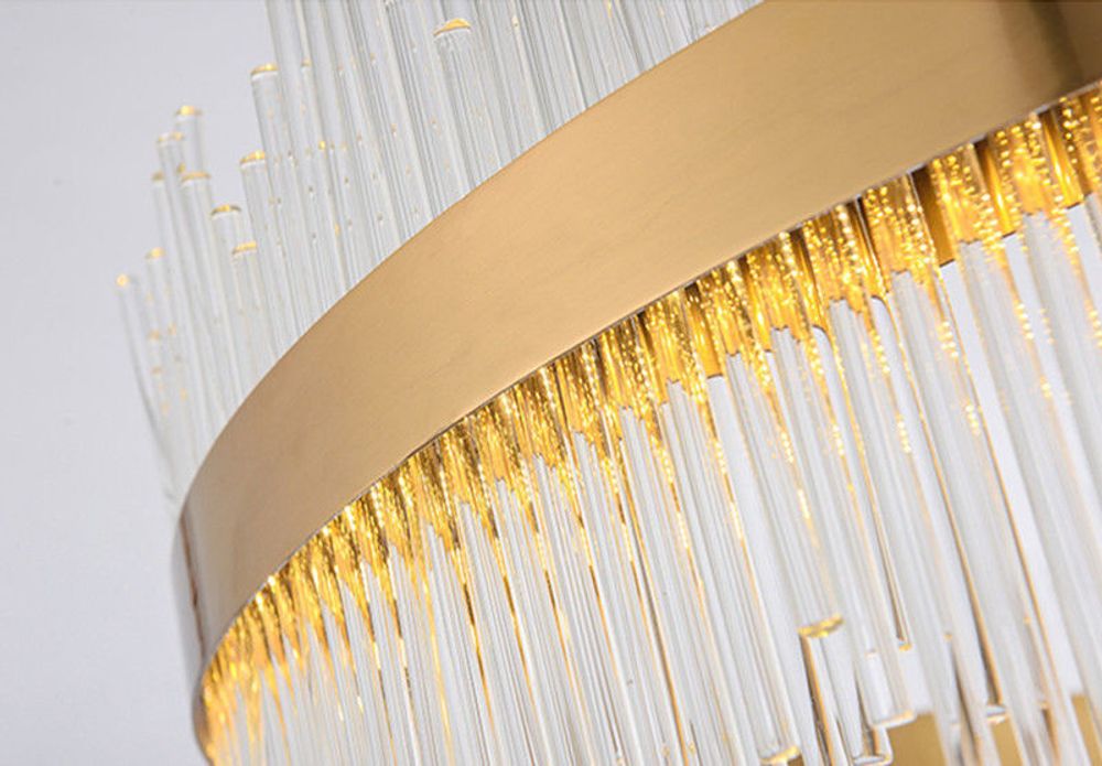 Люстра KR1209P-12 brass