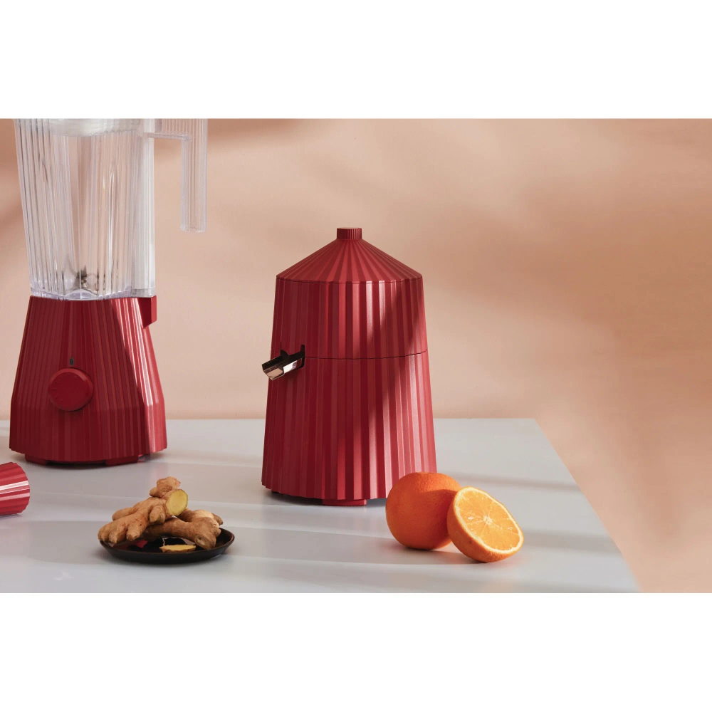 Alessi Электрическая соковыжималка для цитрусовых Plisse красная EAN 8003299447121