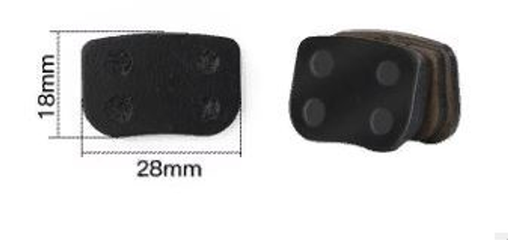 Тормозные колодки LeBycle - LE-18R (Semi-металл)