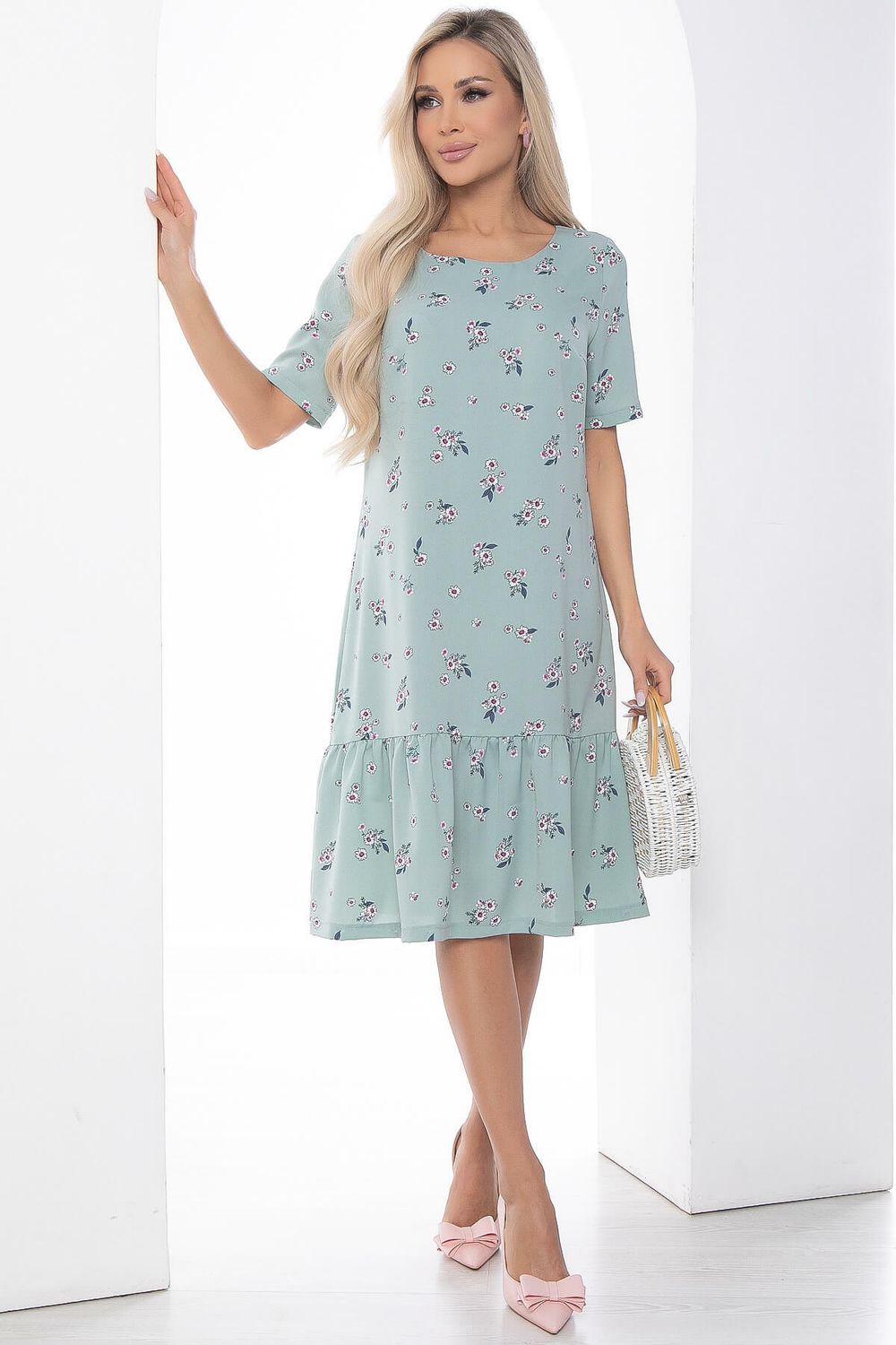 Платье "Эжени" (мята) П8991 LT Collection