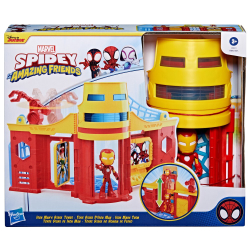 Hasbro Спайди и супер приятели - Башня Железного человека + фигурка действия F9351 / артикул   F8842 F9351  / GTIN 5010996197603
