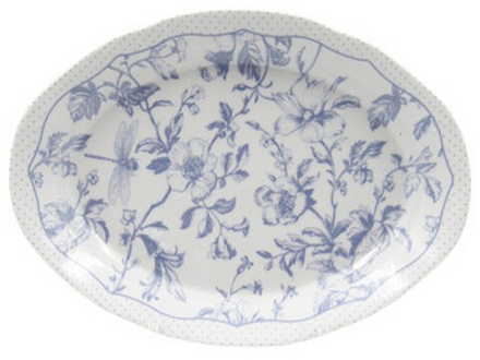 Блюдо овальное "КАТРИН (Идиллия)" 33 см, Беларусь.