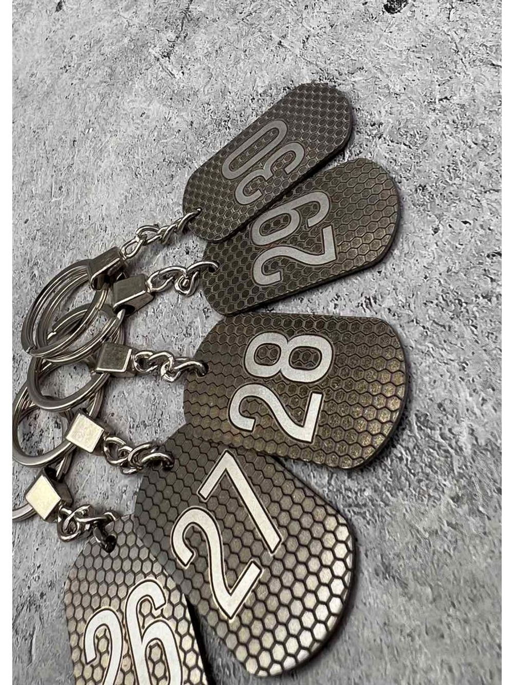 Номерки на ключи металлические 26-30