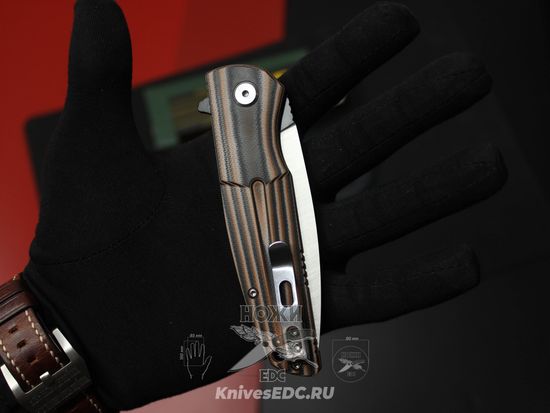 Складной нож Bestech Fin BG34D-2 c клинком из стали Sandvik™ 14C28N, рукоять G10