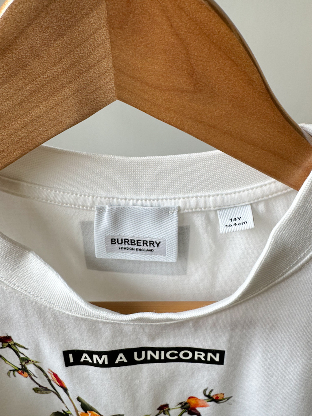 Хлопковая футболка Burberry, XS
