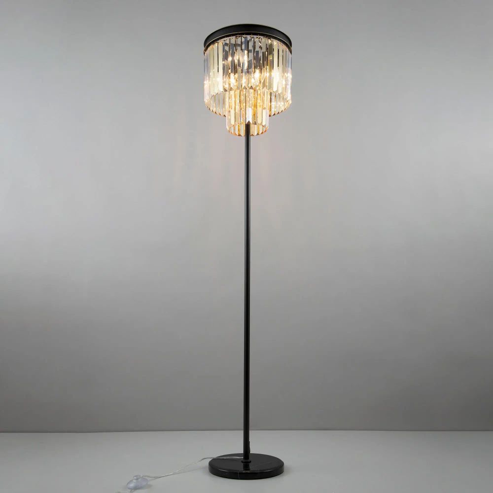 Citilux Мартин CL332962 Торшер хрустальный Шампань