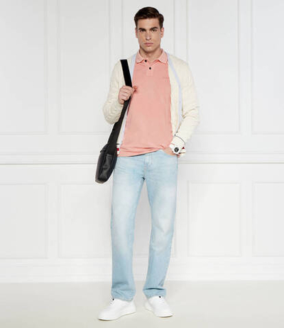 Поло Prime BOSS ORANGE - пудро-розовый(50507813)