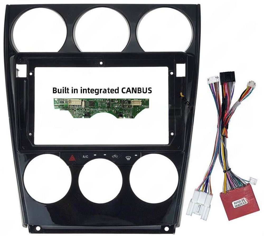 Магнитола для Mazda 6 2002-2007 - Carmedia SF-9506-C QLed+2K, Android 12, TS10,  CarPlay, 4G SIM-слот
