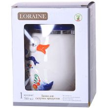 Банка для сыпучих с крышкой Loraine 21582 0,69 л