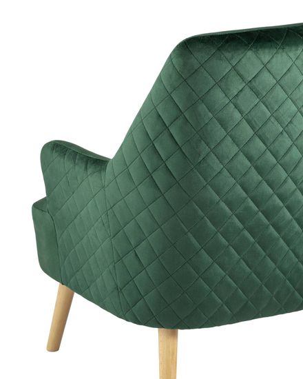Кресло Хантер велюр зеленый