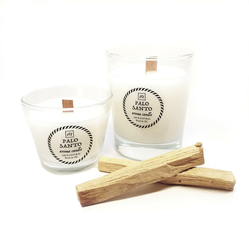 Ароматическая свеча с маслом Пало Санто, 100 мл