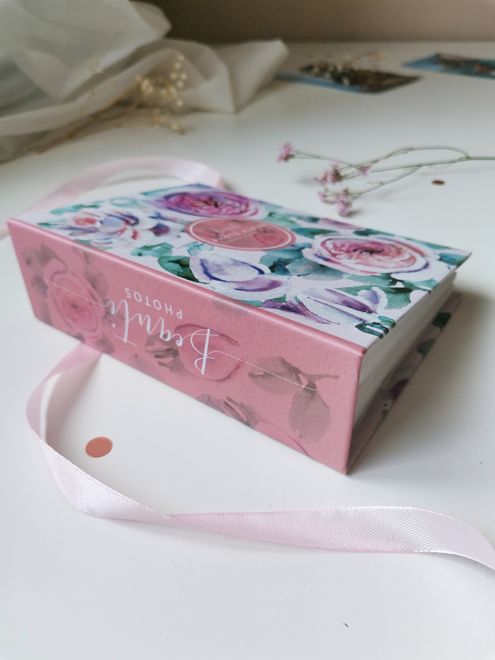 Фотоальбом на 100 фото 10х15 см, пластик. листы flora art Пионы