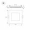 Встраиваемый светодиодный светильник Arlight DL-142x142M-13W Day White 020129