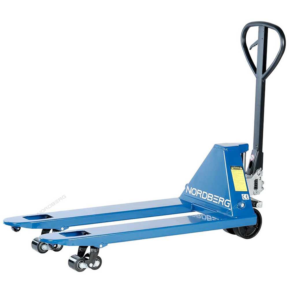 NORDBERG (N3902-25) Тележка (рохля) складская гидравлическая 2.5 т, с полиуретановыми колесами