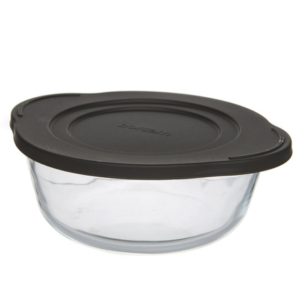 Кастрюля для запекания с черной крышкой 1.45 л 21.8*18.7*76 см