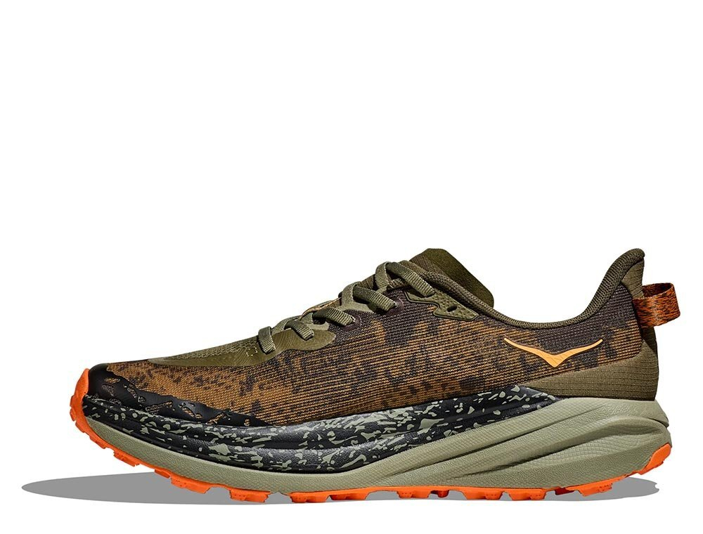 Кроссовки для бега мужские Hoka Speedgoat 6 Коричнево-оранжевые