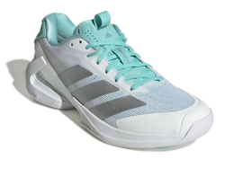 Женские теннисные кроссовки Adidas Adizero Ubersonic 5 W NM - cloud white/silver metallic/mint ton