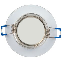 Светильник встраиваемый декоративный ЭРА DK103 WH под лампу MR16 GU5.3 белый | Декоративные встраиваемые светильники