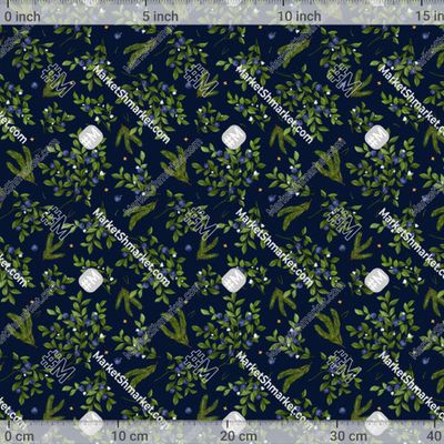 Черничная поляна (темно-синий) by 13 RAPPORTS 411 DPI