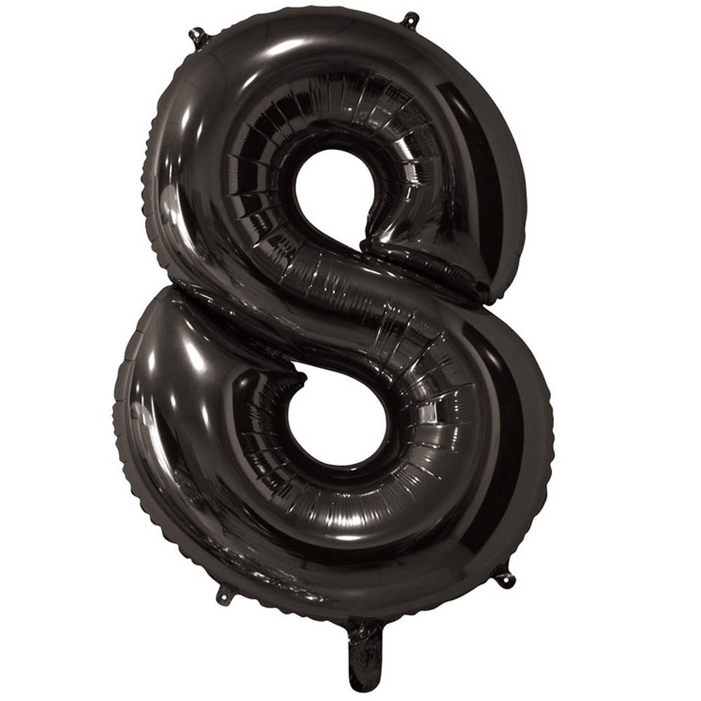 Шар ЦИФРА 8 Black 26" 66 см