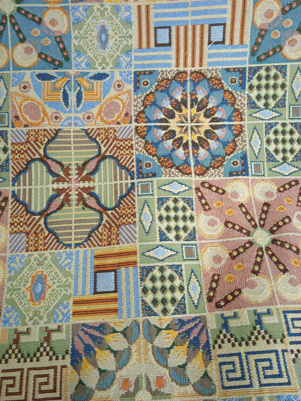 Мебельная ткань гобелен на отрез Керамика (ширина 160 см) цена за п/метр