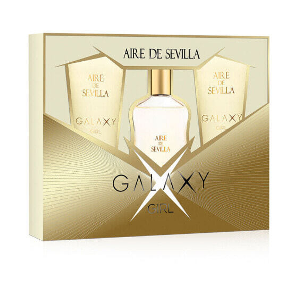 Парфюмерный набор Instituto Espanol Aire de Sevilla Galaxy Girl 3 шт. (Eau de Toilette + душевая гель + увлажняющая крема)