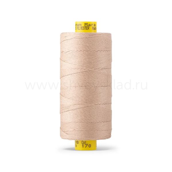 Нитка Gutermann Mara 30 (300 метров), 1 кат., для отстрочки | 170 кэмел