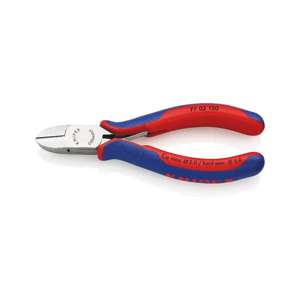 Кусачки боковые для электроники 130 мм Knipex 77 02 130