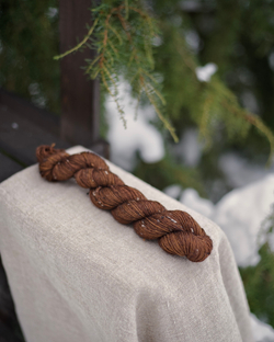 Носочный твид "Кофейный" 50 г