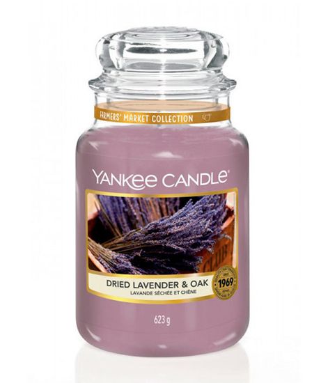 Ароматическая свеча Кора дуба и лаванда, Yankee Candle