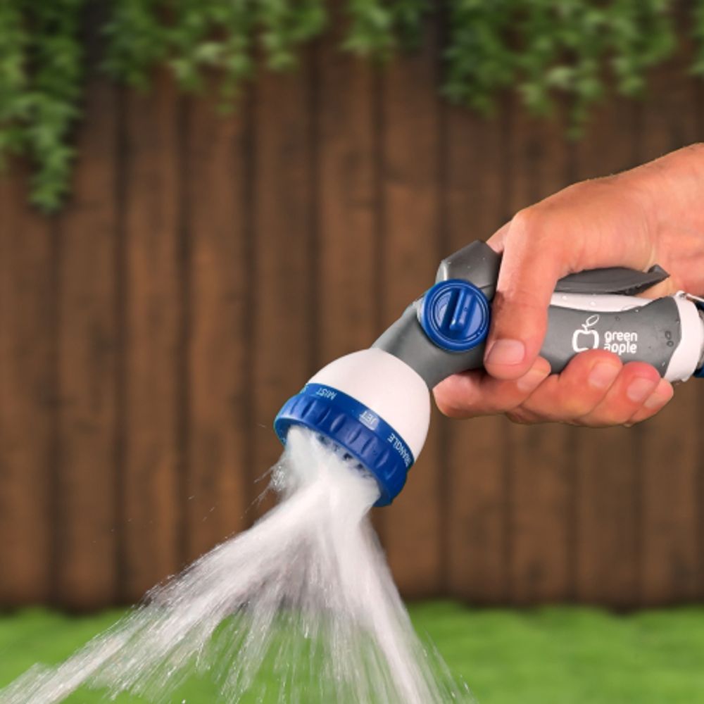 GWHM12-037 GREEN APPLE Пистолет-распылитель, пластик, 8 режимов | Аксессуары для полива Green Apple