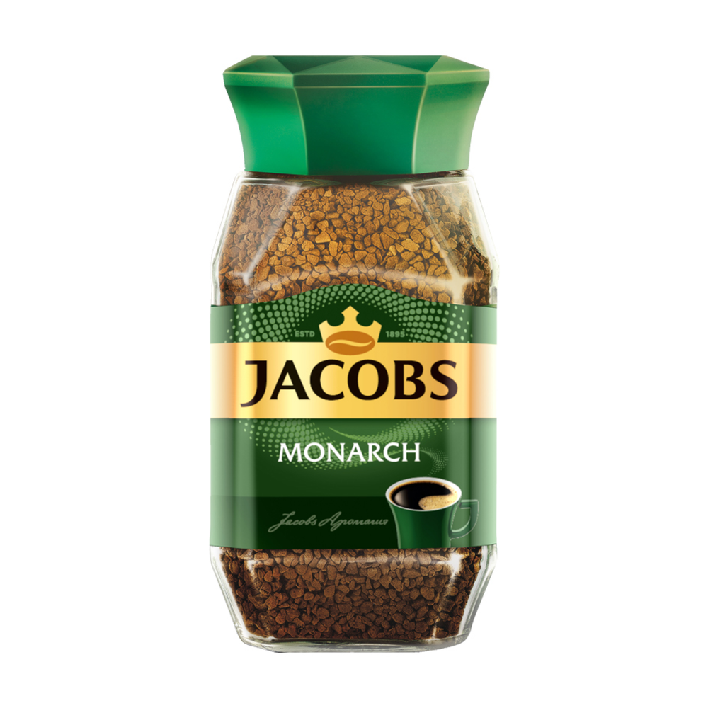 Кофе растворимый Jacobs Monarch, 190 г, стеклянная банка