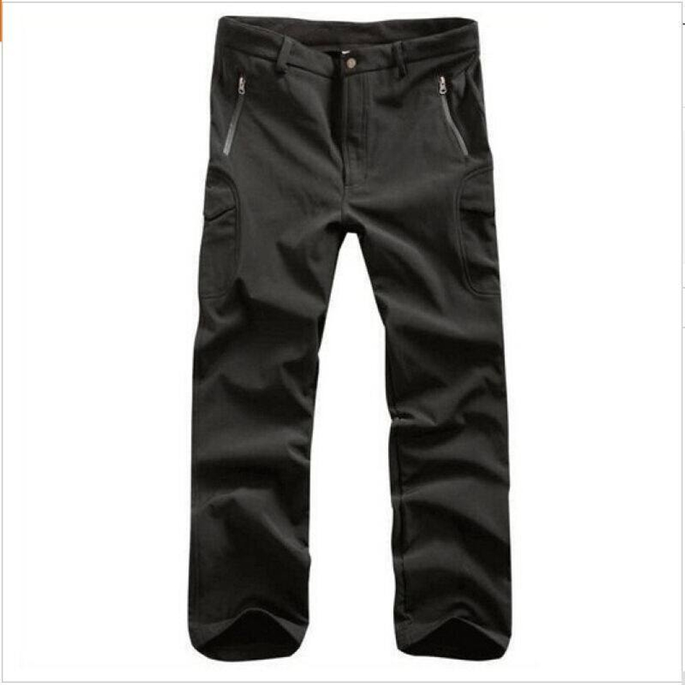 Брюки Shark Skin Soft Shell Black с флисом