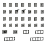 Накладка для розеток USB, матовый титан, серия S08