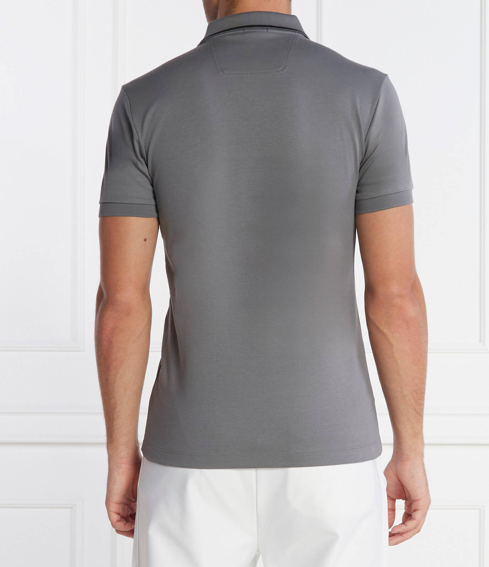 Поло Paule BOSS GREEN - серый(50506180)