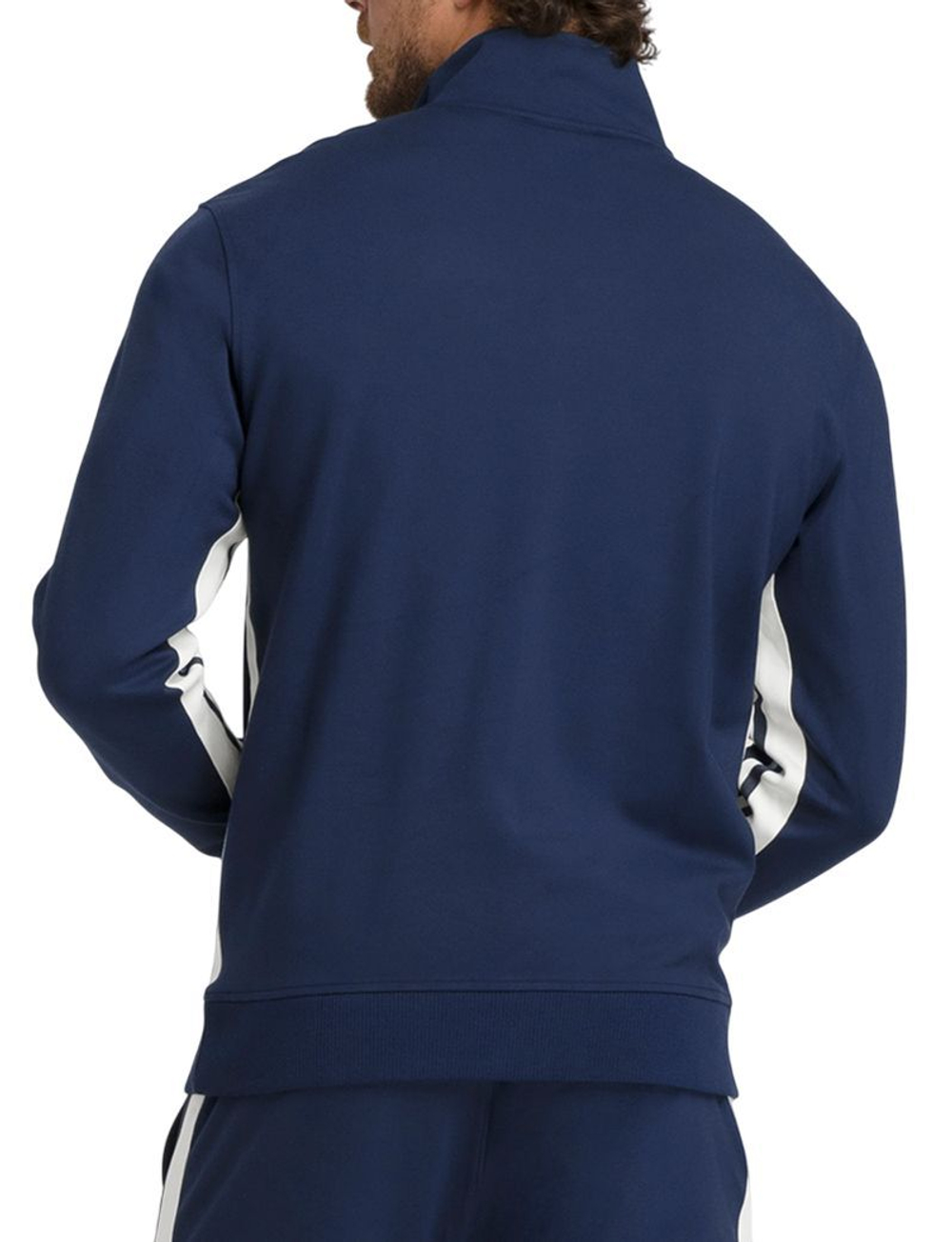 Мужская теннисная кофта Wilson Clairmont Warm-Up Popover - небесный