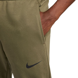 Мужские теннисные штаны Nike Dri-Fit Pant Taper - medium olive/black