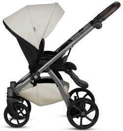 Детская коляска Tutis Uno 5 Plus Leather collection 3 в 1 1402168 Black Sesame