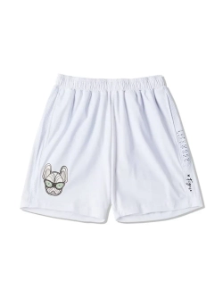 Шорты с сеткой по бокам и логотипом ladok